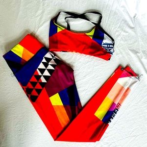 Onzie Hot Yoga Bra Top & legging set